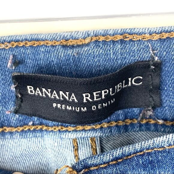 Banana Republic Oleande Frayed Hem Skinny Jeans Size 25 - Picture 5 of 13